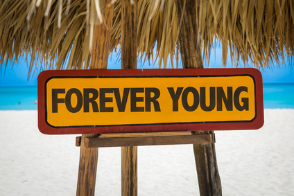 Anti-Aging Forever Young Sign